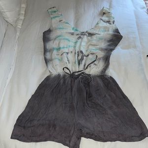 Tie-Dye Sleeveless Romper